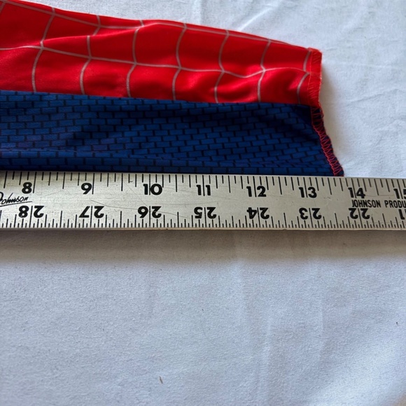 Halloween Kids Spiderman 2 Costume Jumpsuit Only Size 7-10 No Mask - Picture 14 of 16